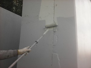 モンパレA・B・C棟　擁壁塗装工事 005